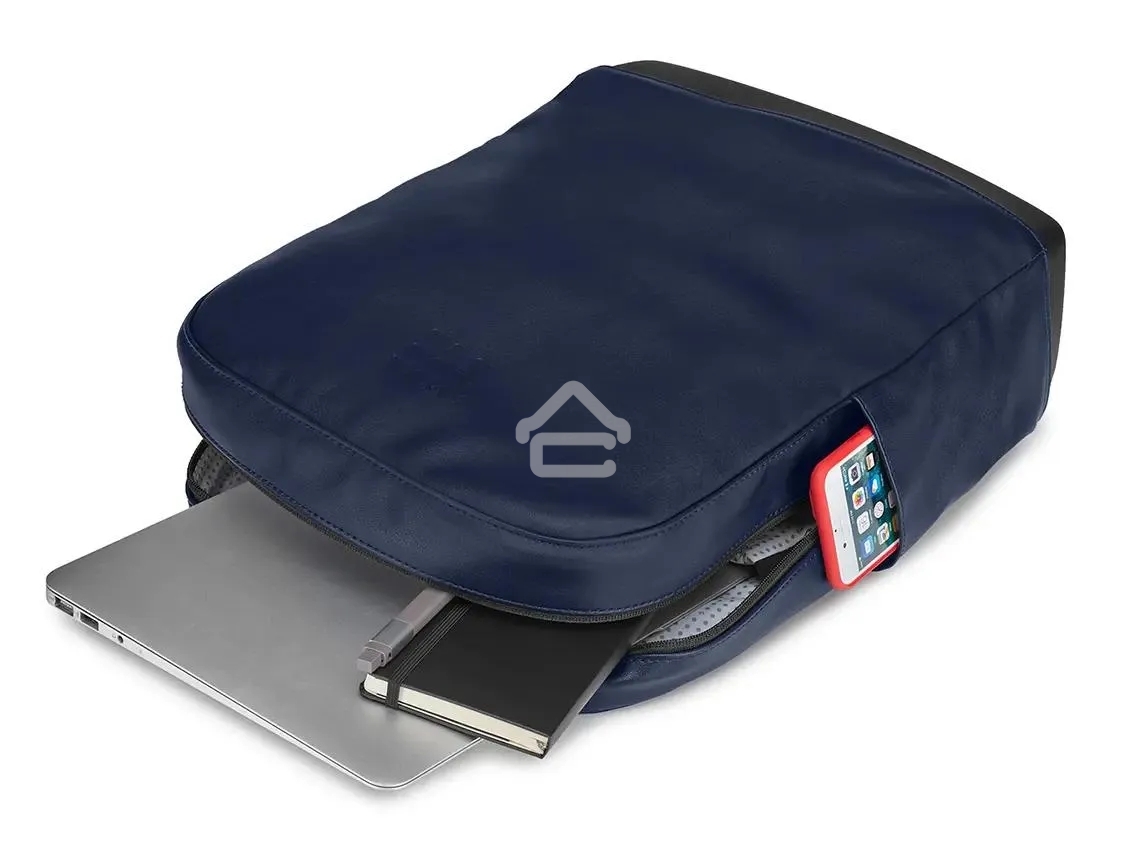 Рюкзак для ноутбука Moleskine CLASSIC (ET86UBKB20) 32x42x11 см эко-кожа синий сапфир