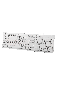 Клавиатура Oklick 505M белый USB slim
