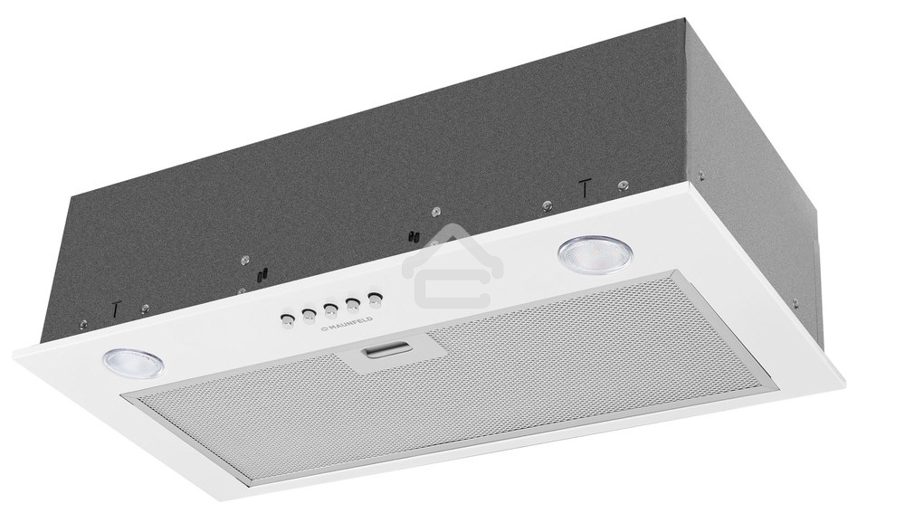 Вытяжка встраиваемая Maunfeld Crosby Singl 60 белый, 60 см, 850 куб. м/ч, 48 дБ