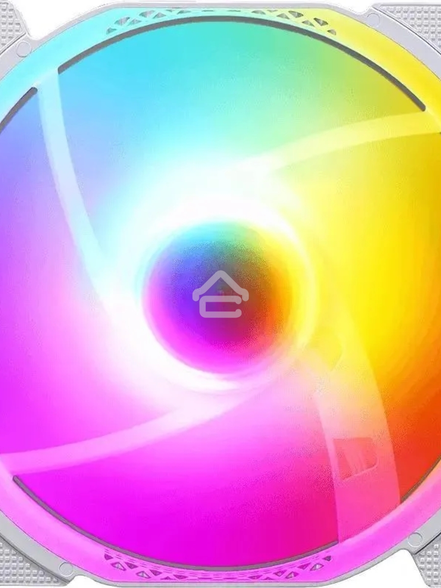 Вентилятор для корпуса Aerocool / Formula Cosmic 14WH FR RGB белый, 140 мм, 1100 об/мин, 22.3 дБ, 4 pin