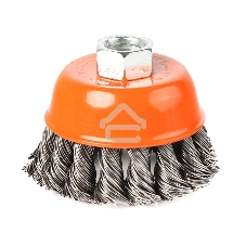 Щетка EDGE by PATRIOT чашеобразная 75ммХМ14 витая проволока