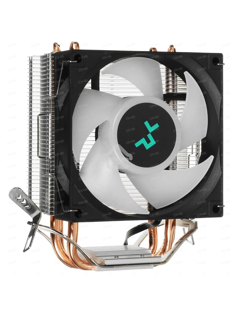 Кулер для процессора DEEPCOOL AG300 LED, 92 мм, алюминий/медь, 3050 об/мин, 30.5 дБ, 4 pin, 150 Вт, 129 мм