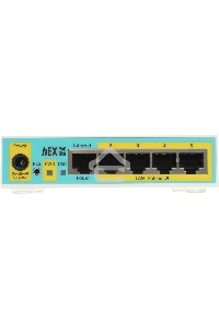 Маршрутизатор MikroTik RB750UPr2 hEX PoE lite 5x Ethernet, раздача PoE, 650 МГц ЦП, 64 МБ 5-портовый 100-Мбитный маршрутизатор с поддержкой PoE на 4-х портах