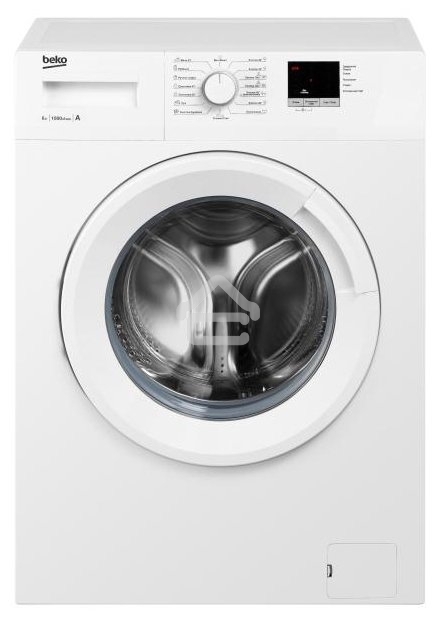 Стиральная машина Beko WRE6511ZWW белый, загрузка фронтальная 6 кг, 1000 об/мин., класс: А++