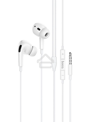 Наушники внутриканальные Hoco M1 Pro 1.2м белый проводные в ушной раковине