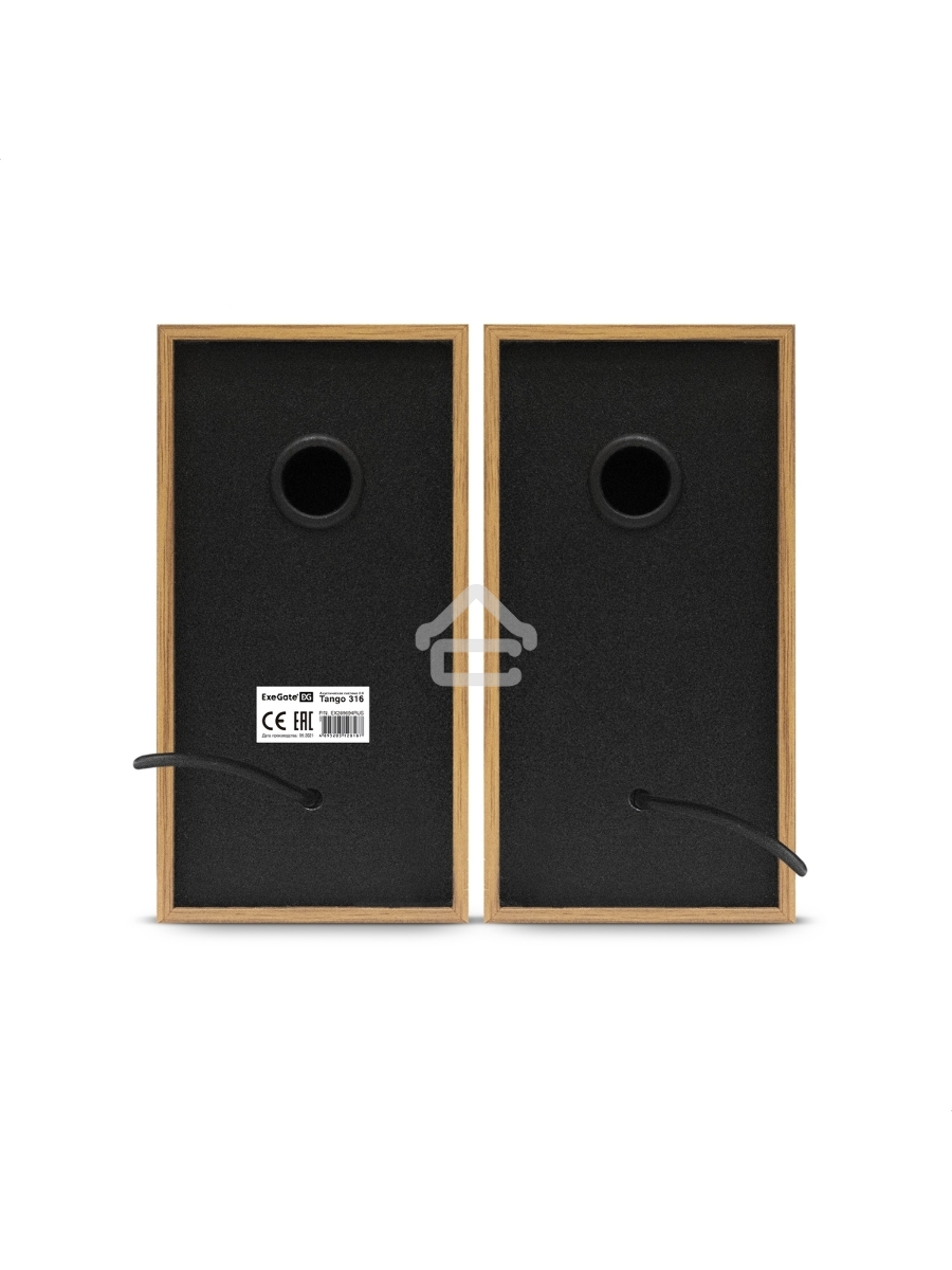 Акустическая система 2.0 ExeGate EX289694RUS Tango 316 (питание USB, 2х3Вт (6 Вт RMS), 80-20000Гц, дерево)