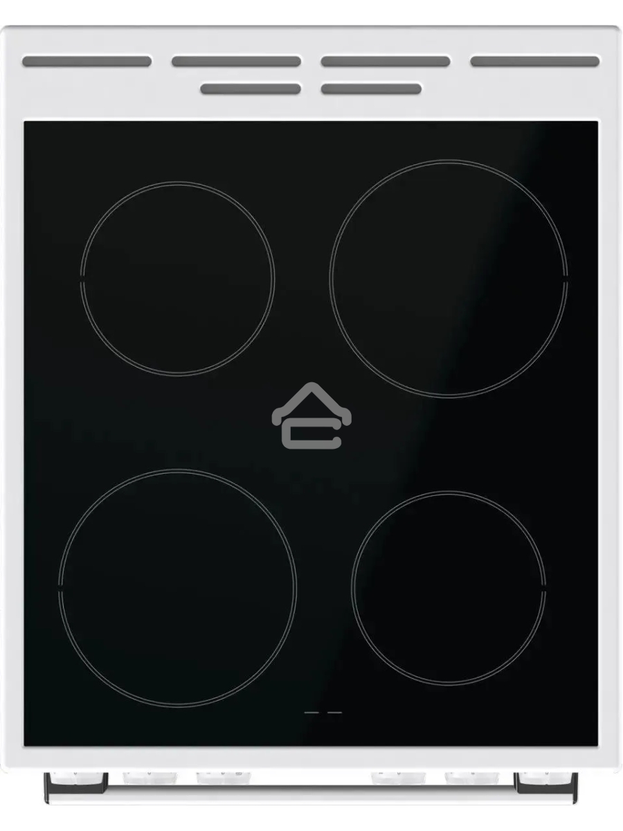 Плита электрическая Gorenje GEC5A41WG белый, конфорок 4 электрических, духовка 62 л, 50 см x 85 см x 59.4 см