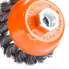 Щетка EDGE by PATRIOT чашеобразная 75ммХМ14 витая проволока