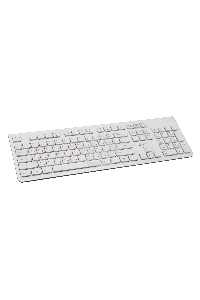 Клавиатура Oklick 505M белый USB slim