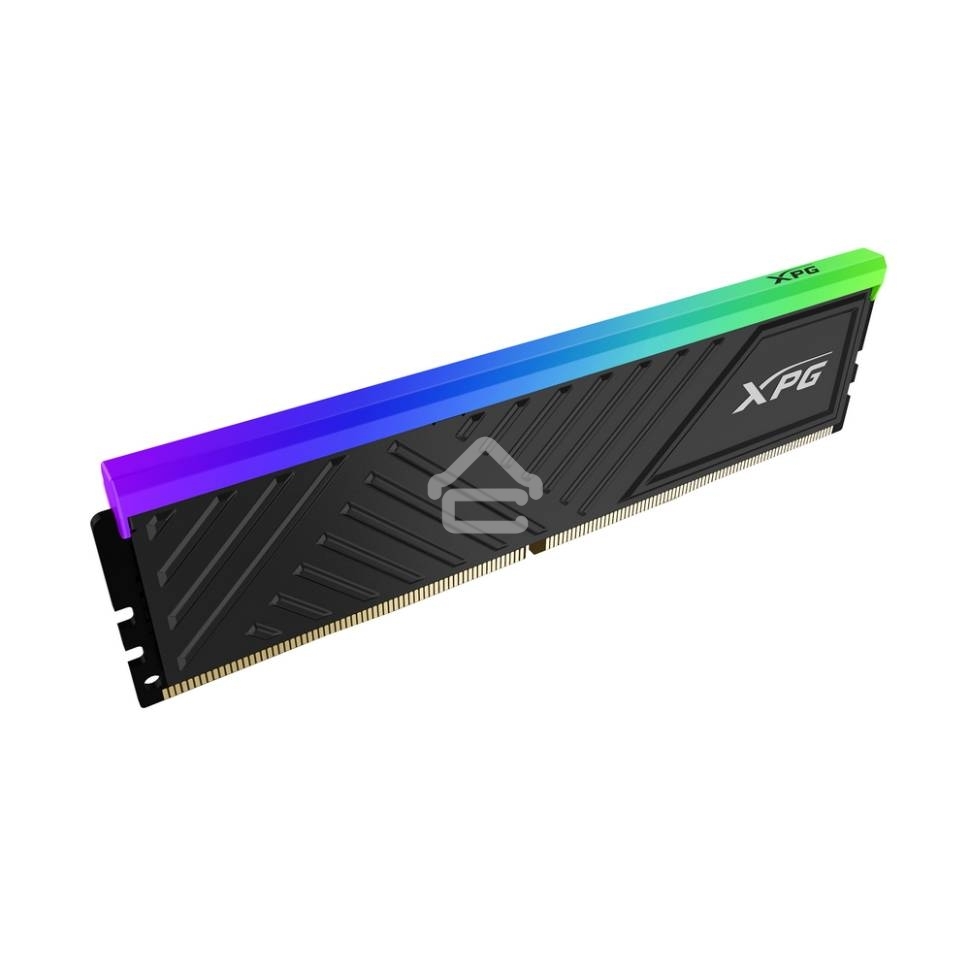 Оперативная память XPG Spectrix D35G RGB, DDR4, 16GB (1x16GB), 3200MHz, CL16, DIMM, с радиатором, RGB, черный