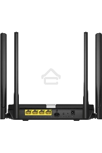 Роутер беспроводной Cudy LT500 AC1200 10/100BASE-TX/4G cat.4 черный