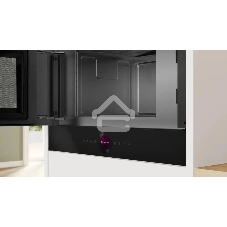 Микроволновая печь встраиваемая Bosch BFL9221B1 черный, 21 л, 900 Вт, переключатели - сенсор/поворотный механизм