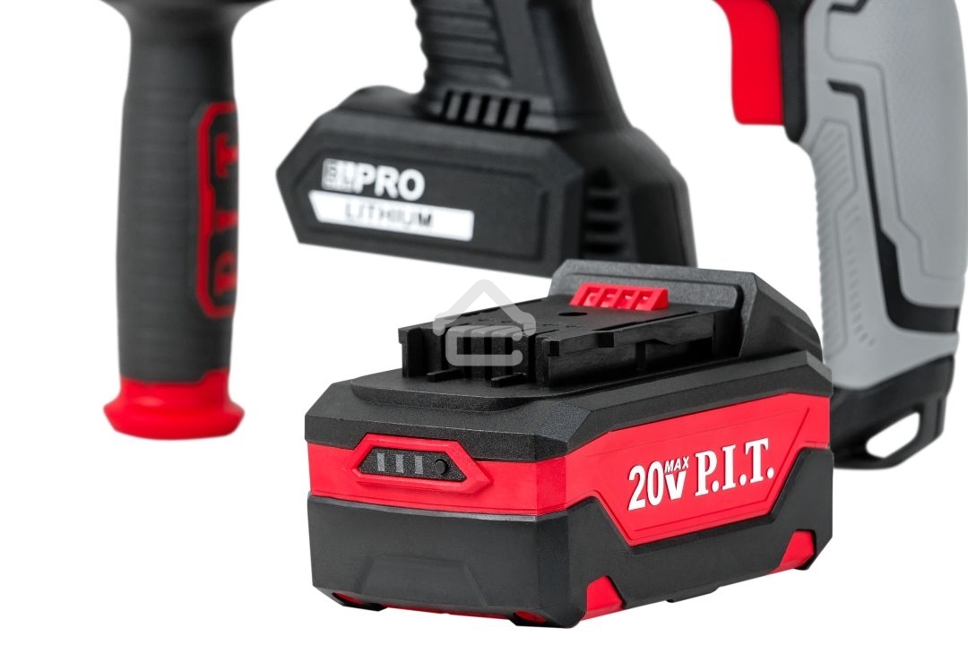 Перфоратор P.I.T. PBH20H-22B/1 патрон:SDS-plus уд.:1.8Дж аккум. (кейс в комплекте)