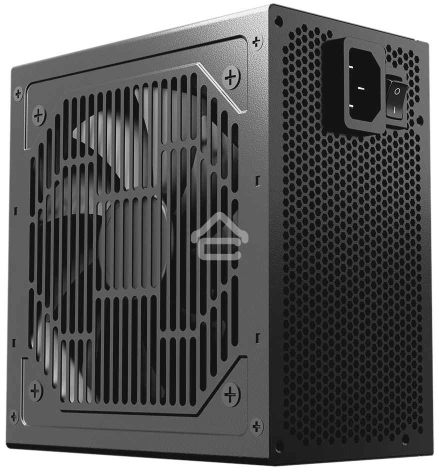 Блок питания PCCOOLER KF650, 650W 80 PLUS White (ATX, ATX 2.4, Non-modular, 1x24(20+4)pin 550мм, 1xCPU*2 8(4+4)pin 610+150мм, 2xPCIe 8(6+2)pin 510мм, 2xSATA*3+MOLEX4pin*1 450+150+150+150мм, Active, 120x120мм, 140x150x86мм, APFC, OVP, SCP, OPP (140-160%, 2