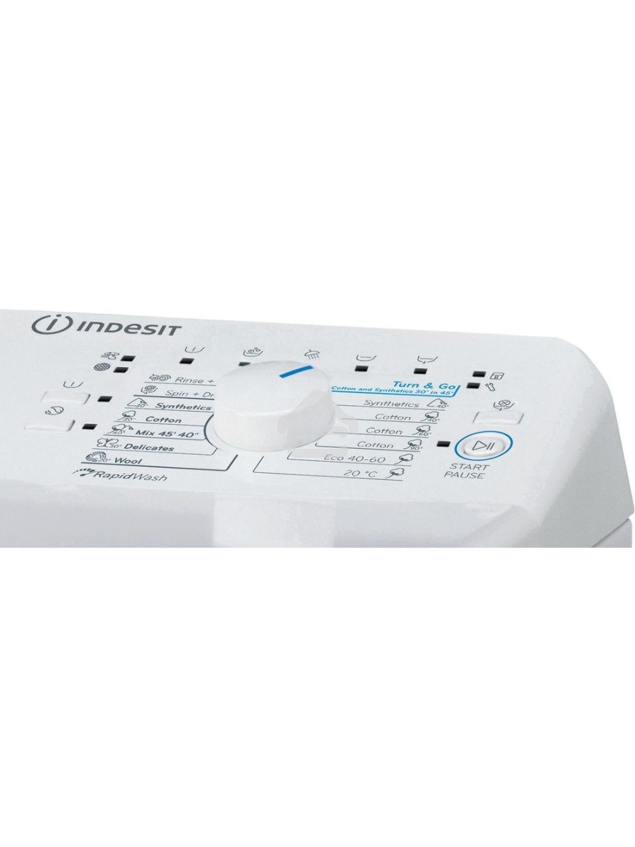 Стиральная машина Indesit BTWS72200EUN белый, загрузка вертикальная 7 кг, 1200 об/мин., класс: А