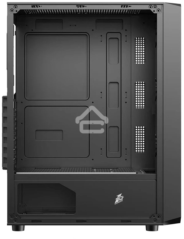 Компьютерный корпус 1STPLAYER FD3 Black/ATX/4x120мм LED fans inc./FD3-BK-4F1