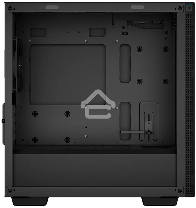 Компьютерный корпус Deepcool CH370 черный без БП mATX 1x120мм 1xUSB 2.0 1xUSB 3.0 audio bott PSU
