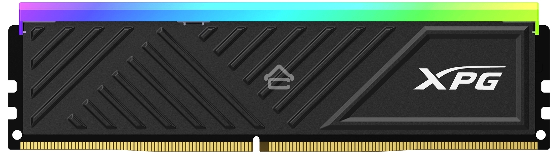 Оперативная память XPG Spectrix D35G RGB, DDR4, 16GB (1x16GB), 3200MHz, CL16, DIMM, с радиатором, RGB, черный