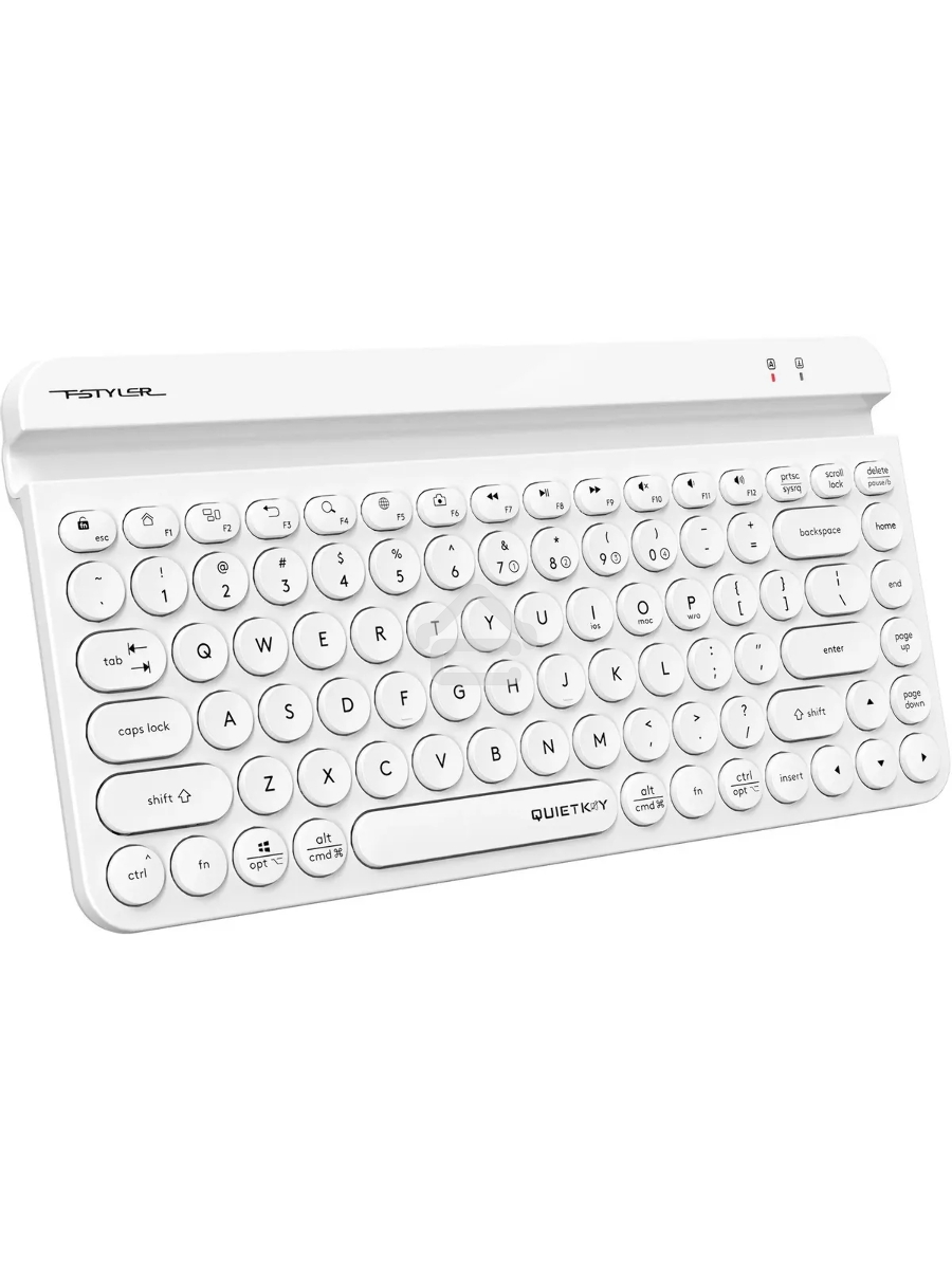 Клавиатура A4Tech Fstyler FBK30 белый USB беспроводная