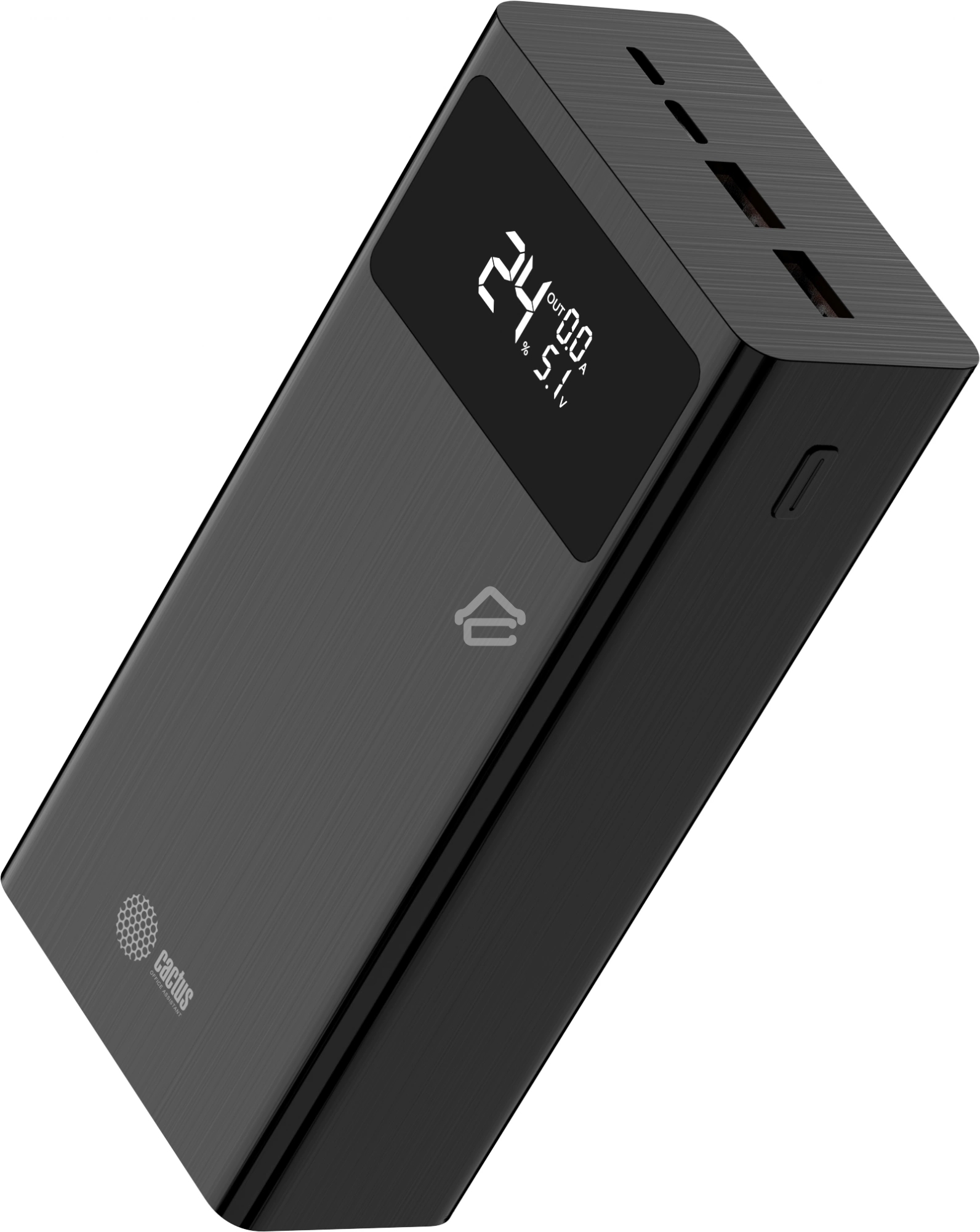Портативный аккумулятор Cactus CS-PBFSKA-30000 30000mAh 22.5W 4.5A USB-A/USB-C черный