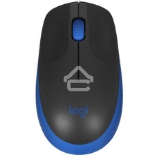 Мышь беспроводная Logitech M190 черный/синий, 1000 dpi, радиоканал, USB, кнопки - 3