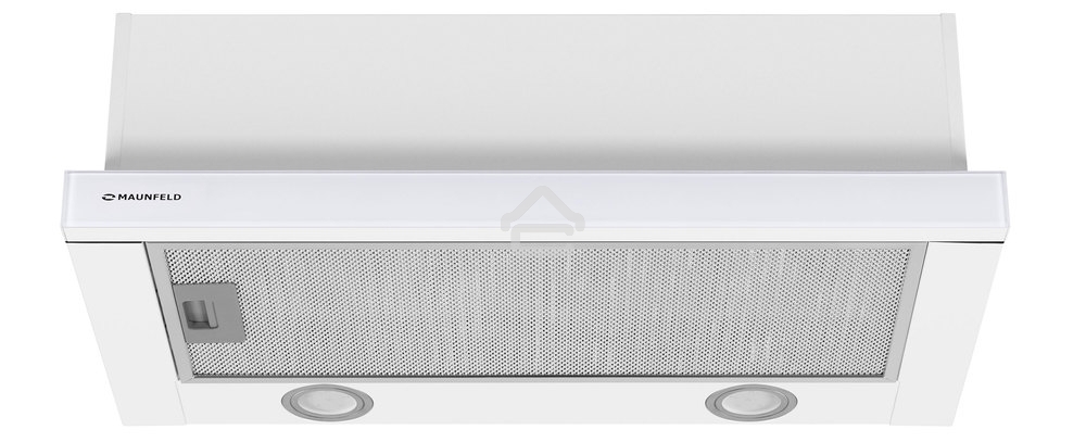 Вытяжка встраиваемая Maunfeld VS Light Glass 60 белый, 60 см, 520 куб. м/ч, 56 дБ