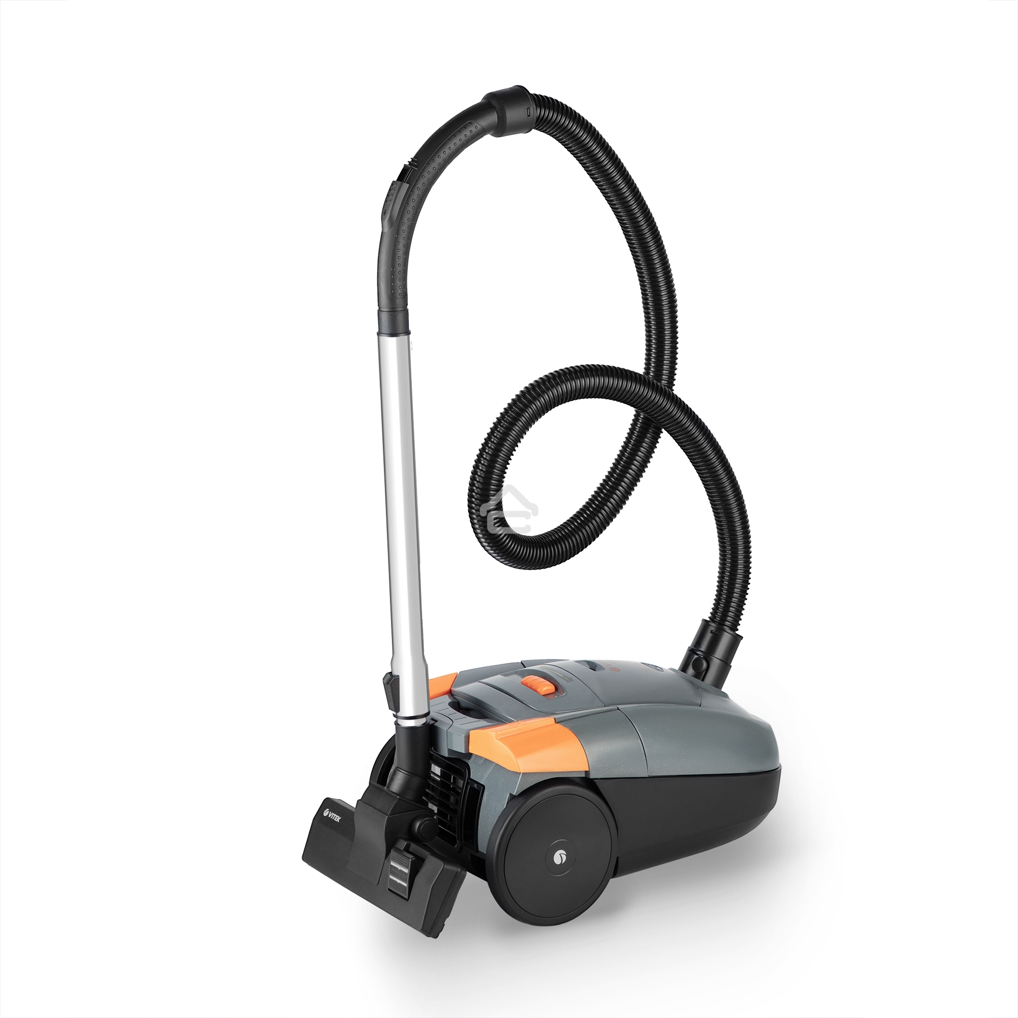 Пылесос Vitek VT-1819 серый, 400/1400Вт, уборка сухая, пылесборник мешок 3 л