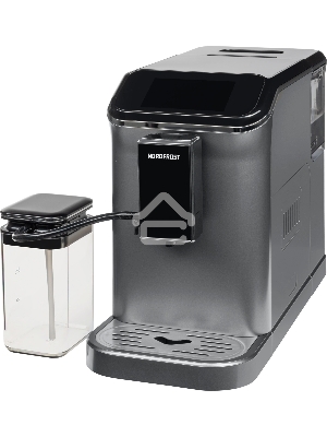 Кофемашина автоматическая Nordfrost HOME 300 Gr черный/серебристый, исп. кофе - зерновой, 1.5 л, 1350 Вт, 20 Бар