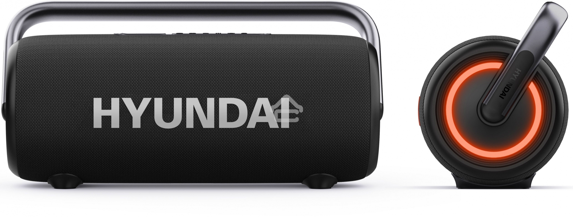 Портативная колонка Hyundai H-PS1029 черный 220W 4.1 BT 10м 4800mAh