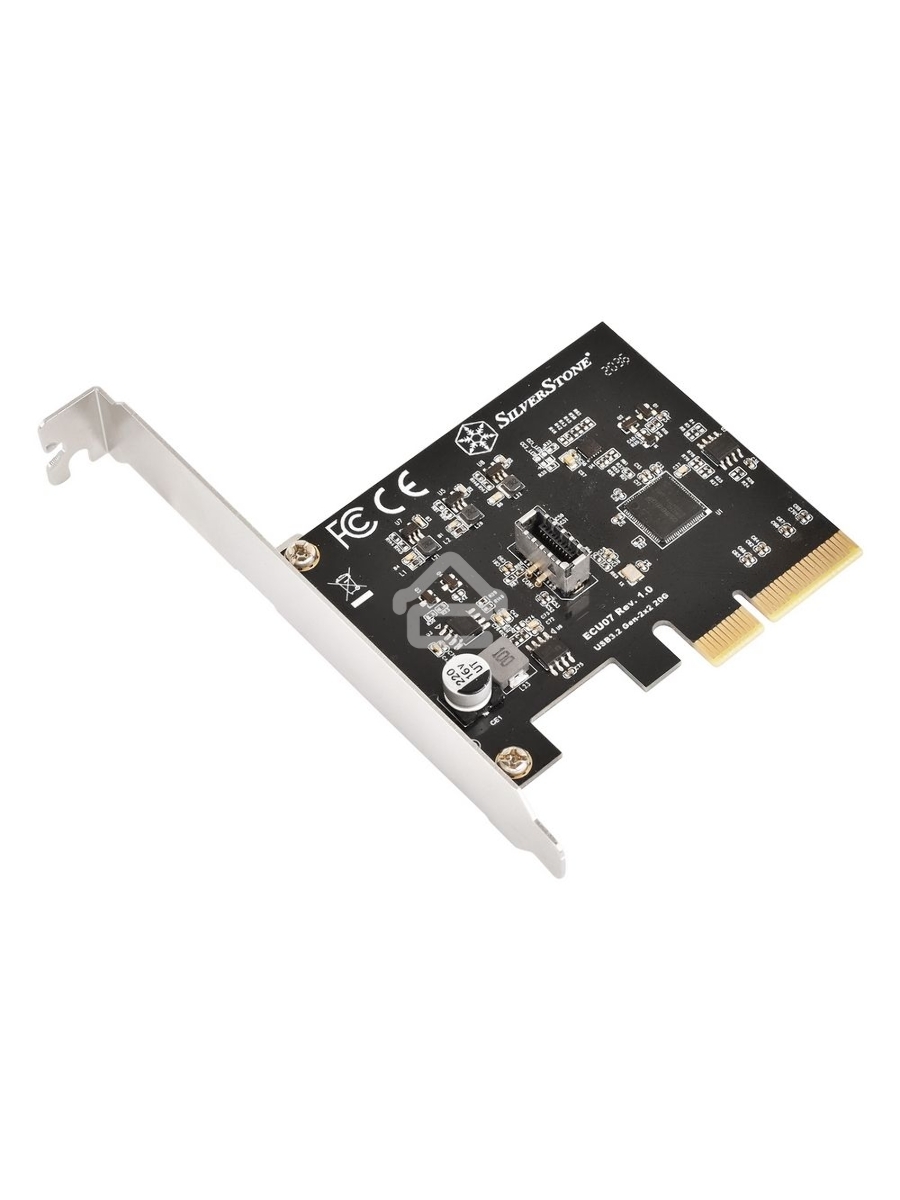 Контроллер Silverstone G56ECU070000010 SuperSpeed USB 20Gbps / internal USB-C Key-A 3.2 Gen 2x2 PCIe expansion card