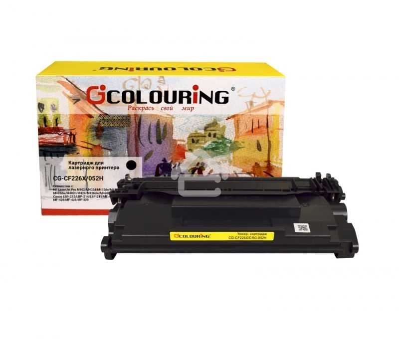Картридж лазерный Colouring CG-CF226X/CRG-052H черный (9200 стр) для HP LaserJet Pro M402/M402d/M426/Canon LBP-212/LBP-214/MF-426/MF-428