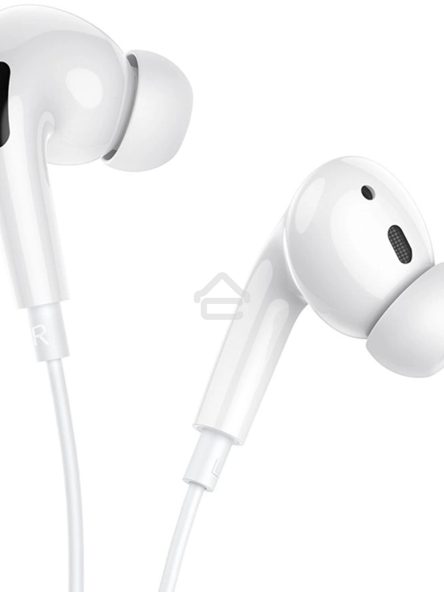 Наушники внутриканальные Hoco M1 Pro 1.2м белый проводные в ушной раковине