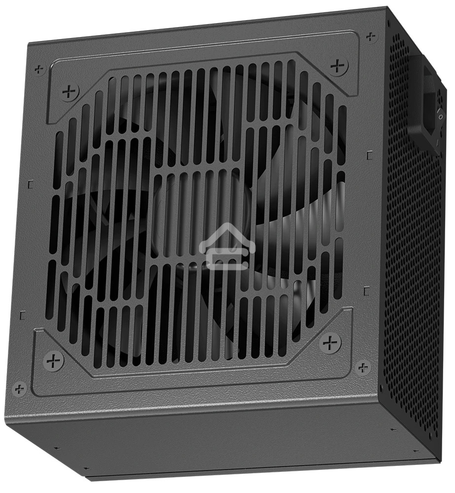 Блок питания PCCOOLER KF650, 650W 80 PLUS White (ATX, ATX 2.4, Non-modular, 1x24(20+4)pin 550мм, 1xCPU*2 8(4+4)pin 610+150мм, 2xPCIe 8(6+2)pin 510мм, 2xSATA*3+MOLEX4pin*1 450+150+150+150мм, Active, 120x120мм, 140x150x86мм, APFC, OVP, SCP, OPP (140-160%, 2