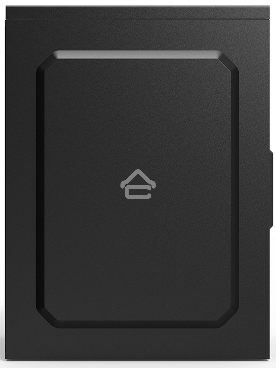 Компьютерный корпус CBR PCC-MATX-MX08-WPSU mATX Minitower MX08, без БП, 2*USB 2.0, HD Audio+Mic, Black