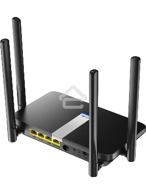 Роутер беспроводной Cudy LT500 AC1200 10/100BASE-TX/4G cat.4 черный