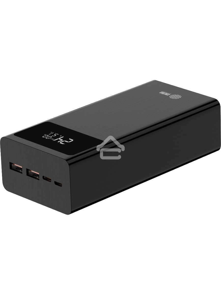 Мобильный аккумулятор Cactus CS-PBFSKA-30000 30000mAh 22.5W 4.5A USB-A/USB-C черный