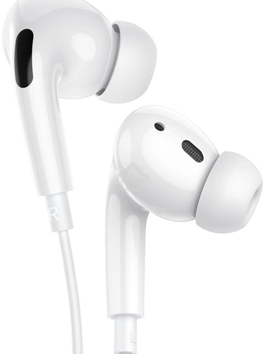 Наушники внутриканальные Hoco M1 Pro 1.2м белый проводные в ушной раковине