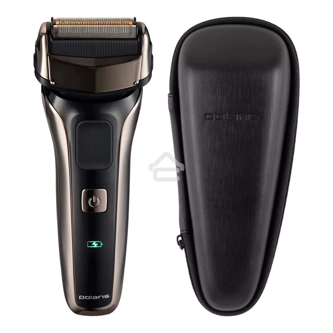 Бритва Polaris PMR 0311 RC PRO (аккум/сеть, LI-ION, сухое и влажное) черный/серебряный