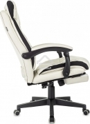 Кресло руководителя Бюрократ CH-824MSG-BF слоновая кость, эко.кожа/ткань, пластик