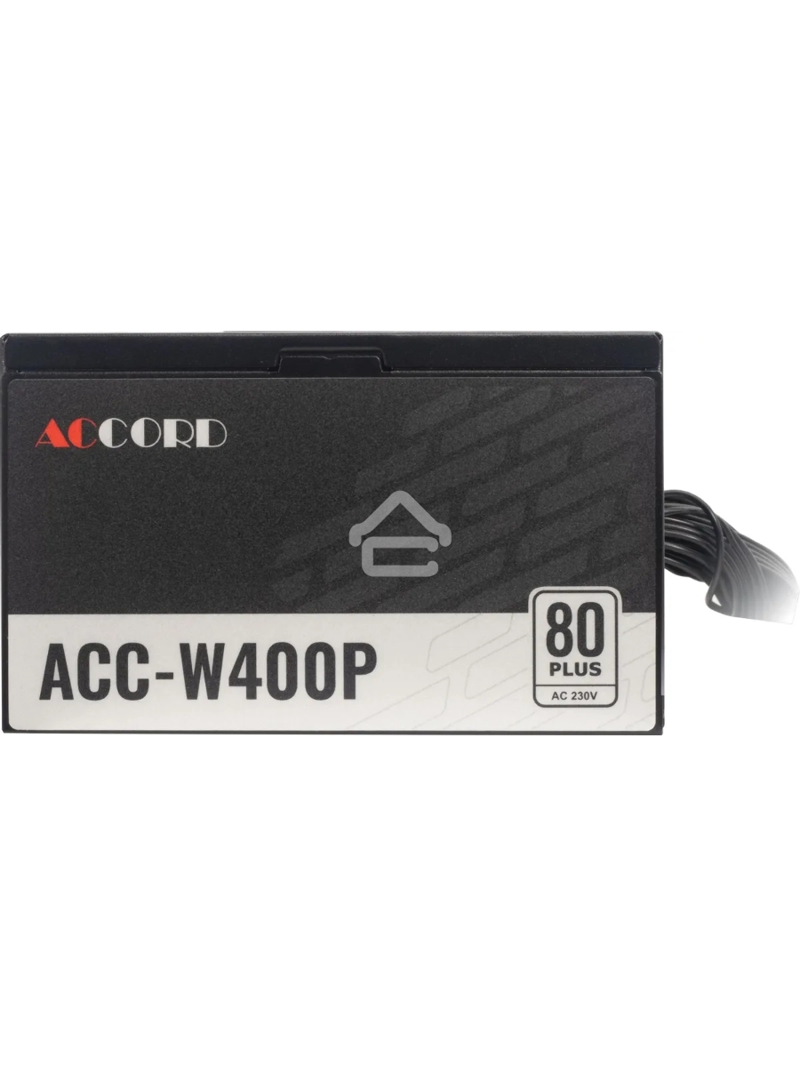 Блок питания Accord  ACC-W400P, 400Вт, 80 PLUS WHITE, 120мм, черный