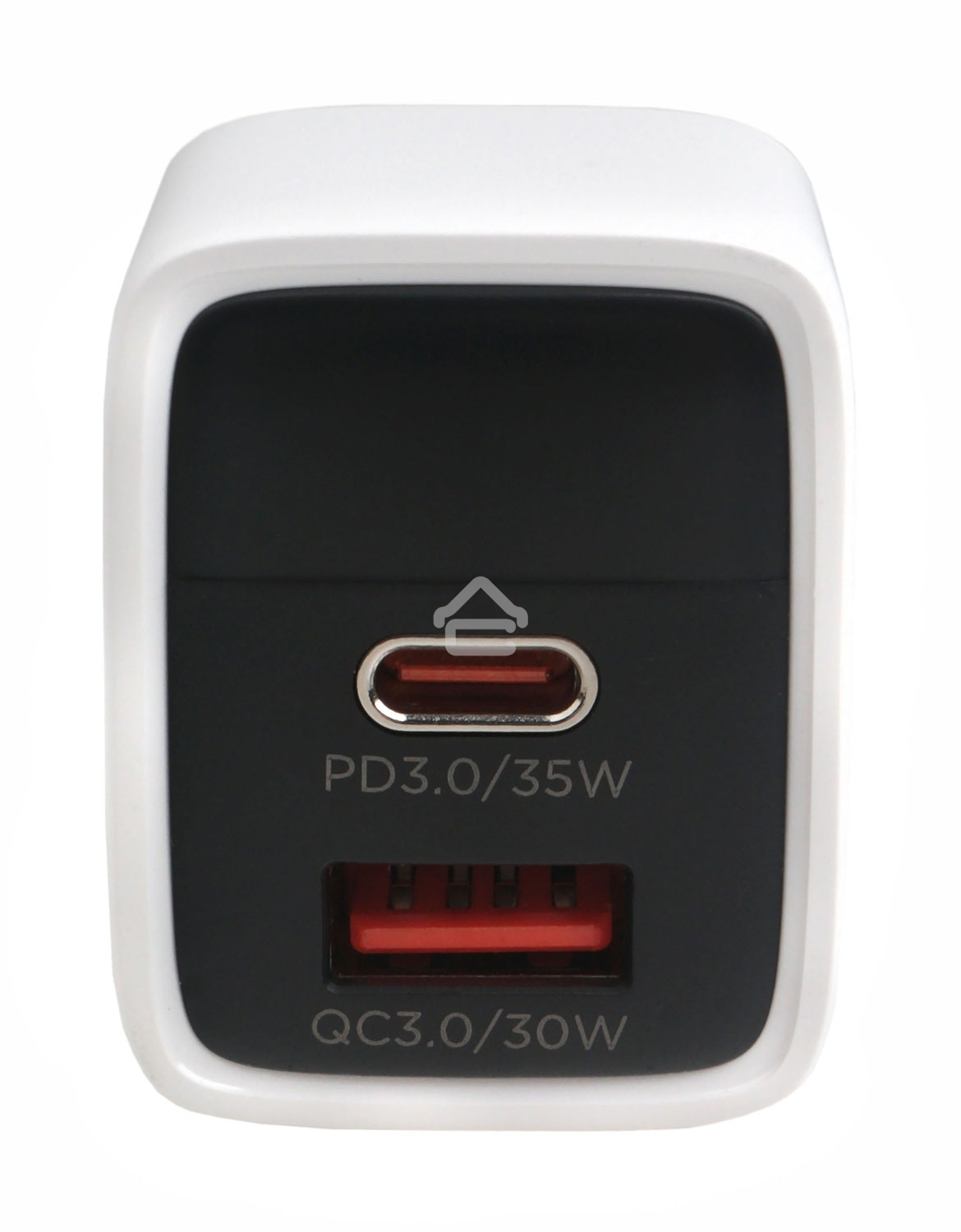 Зарядное устройство с дисплеем Cablexpert MP3A-PC-52, 35Вт GaN, QC3.0/PD3.0, 1хUSB, 1хType-C, белый, коробка