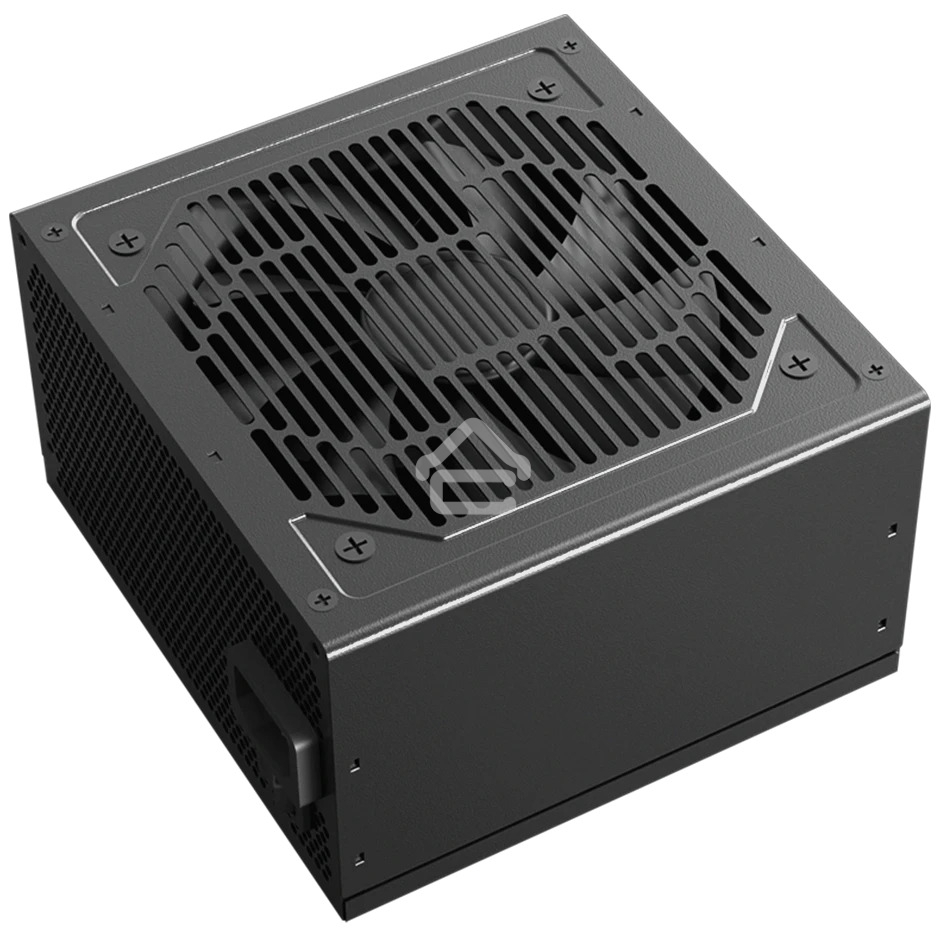Блок питания PCCOOLER KF650, 650W 80 PLUS White (ATX, ATX 2.4, Non-modular, 1x24(20+4)pin 550мм, 1xCPU*2 8(4+4)pin 610+150мм, 2xPCIe 8(6+2)pin 510мм, 2xSATA*3+MOLEX4pin*1 450+150+150+150мм, Active, 120x120мм, 140x150x86мм, APFC, OVP, SCP, OPP (140-160%, 2