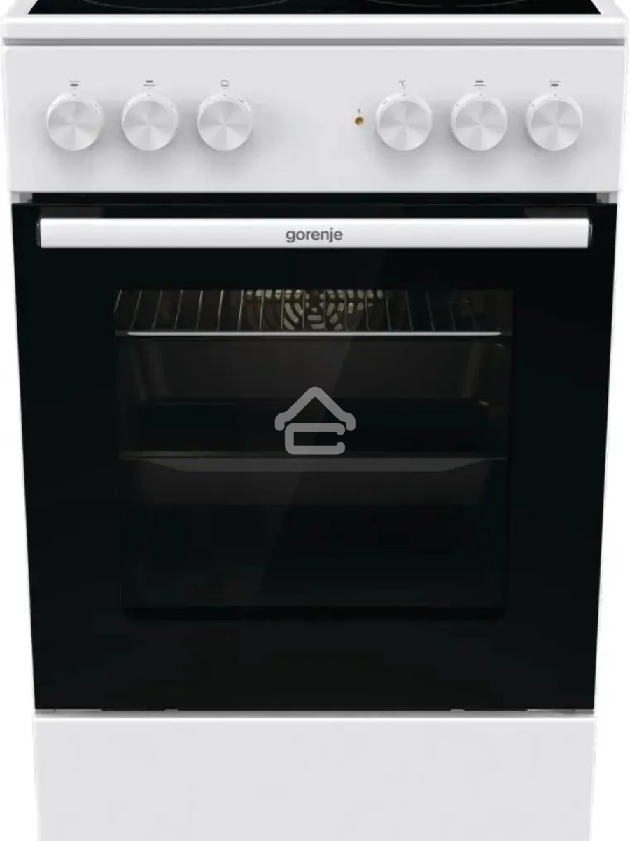 Плита электрическая Gorenje GEC5A41WG белый, конфорок 4 электрических, духовка 62 л, 50 см x 85 см x 59.4 см