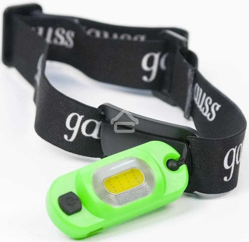 Фонарь налобный GAUSS GFL408 3W 150lm Li-ion 300mAh LED