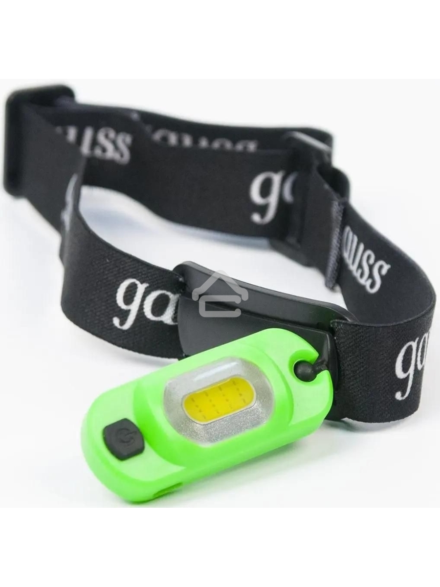 Фонарь налобный GAUSS GFL408 3W 150lm Li-ion 300mAh LED