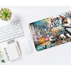 Коврик для мыши Cactus Game Over 900x400x4мм (CS-MP-COR01XXL)