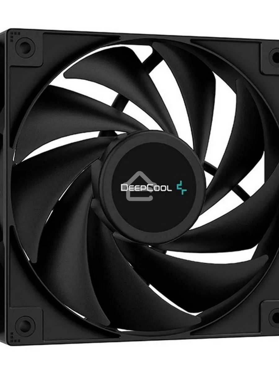 Кулер для процессора DEEPCOOL AG400 черный, 120 мм, алюминий/медь, 2000 об/мин, 31.6 дБ, 4 pin, 220 Вт, 150 мм