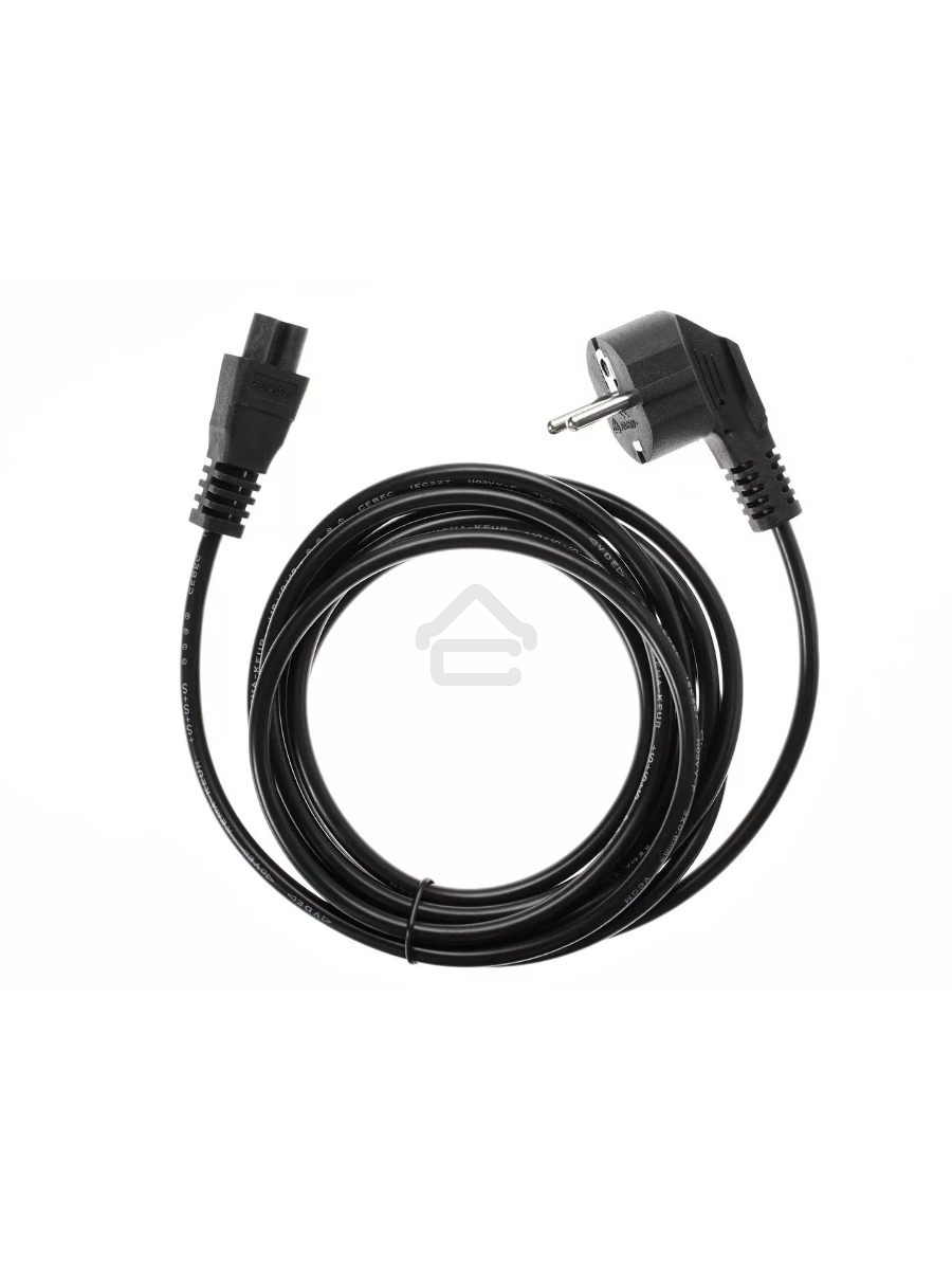 Кабель питания VCOM для ноутбуков 3М 3G*0.5mm 220V (CE022-CU) VDE стандарт