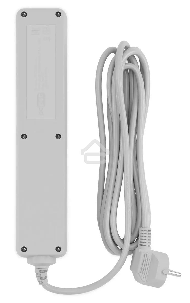 Сетевой фильтр PC Pet AP01006-3-GR 3 м, 5 розеток, серый