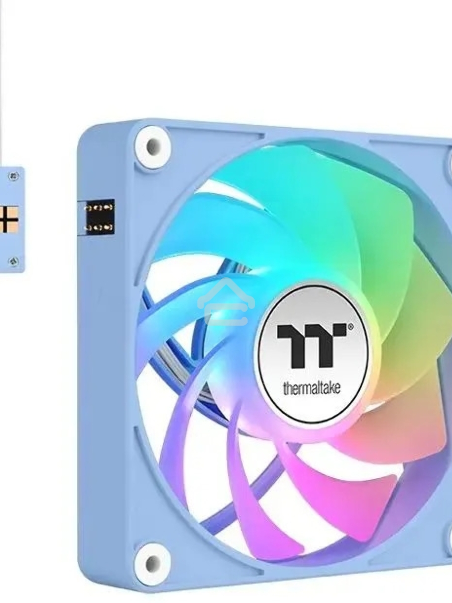 Комплект вентиляторов для корпуса Thermaltake CT120 EX ARGB Sync (3 шт.) голубой, 120 мм, 2000 об/мин, 28.5 дБ, 4 pin
